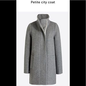 Brand new J.crew Factory Grey Pea Coat 00P